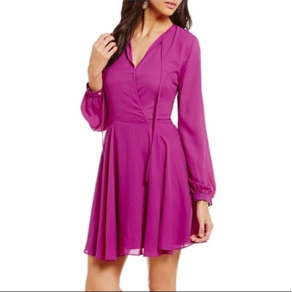Gianni Bini Dresses & Skirts - Gianni Bini Ivy Queen Fuchsia Dress